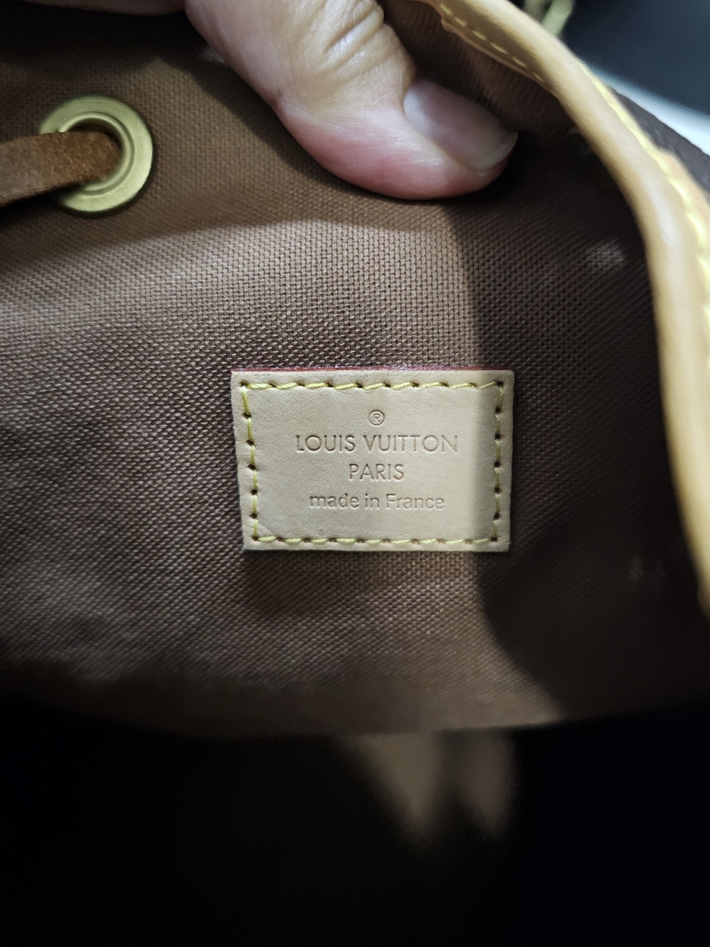 Louis Vuitton Monogram Bosphore Canvas Backpack in Brown and Tan - Picture 14 of 15